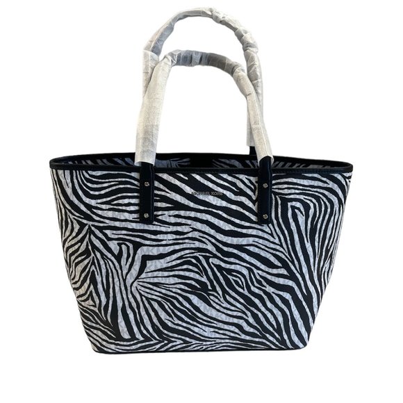 Michael Kors Carter Large Tote Bag - Zebra Print - Designer - NWT - Picture 6 of 7